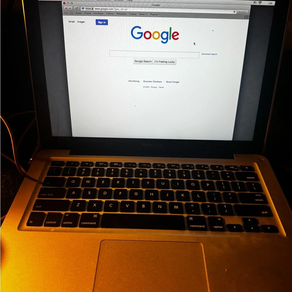 Apple MacBook - Silver and Black